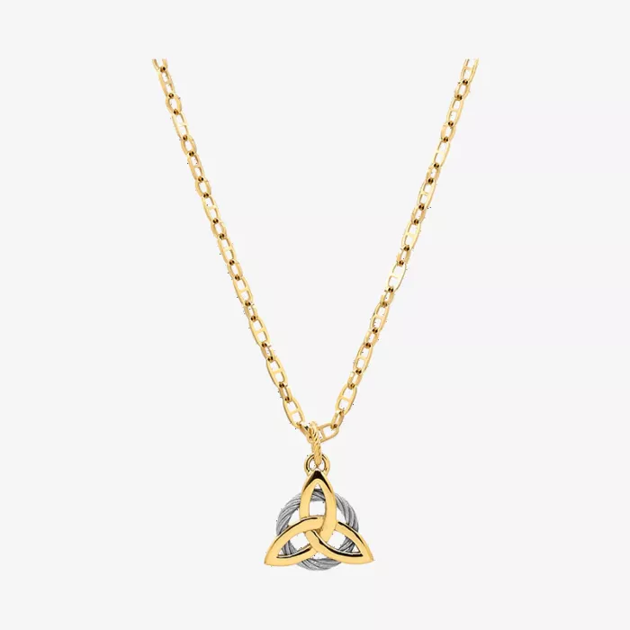 Charriol Triquetra Pendant — view 1