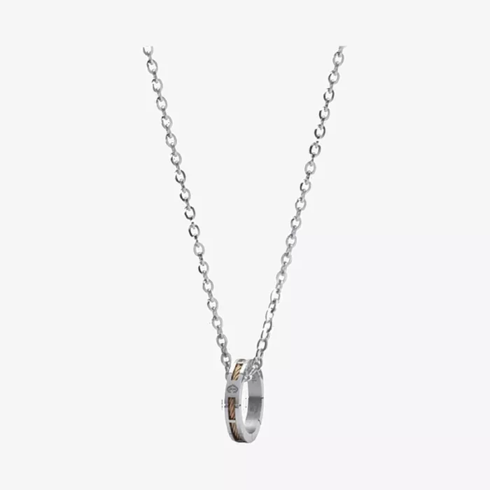 Charriol Forever Slim Svart Necklace — view 1