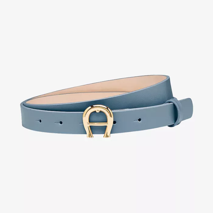 Aigner Logo Belt Dusk Blue — view 1
