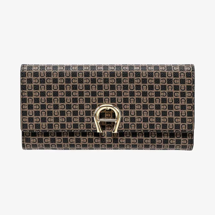 Aigner Fashion Cognac Brown Bill and Card Case — view 1