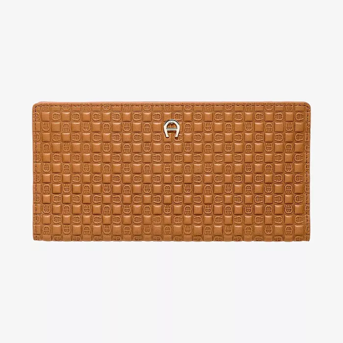 Aigner Giulietta Maple Brown Bill and Card Case — view 1