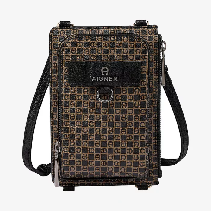 Aigner The Core Dadino Brown Pouch — view 1