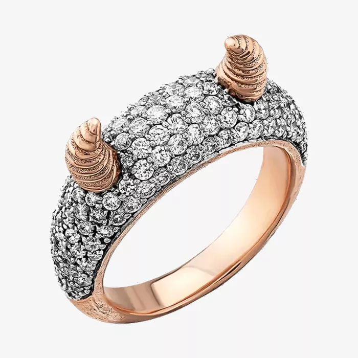 Kismet by Milka Monsters Ring — view 1
