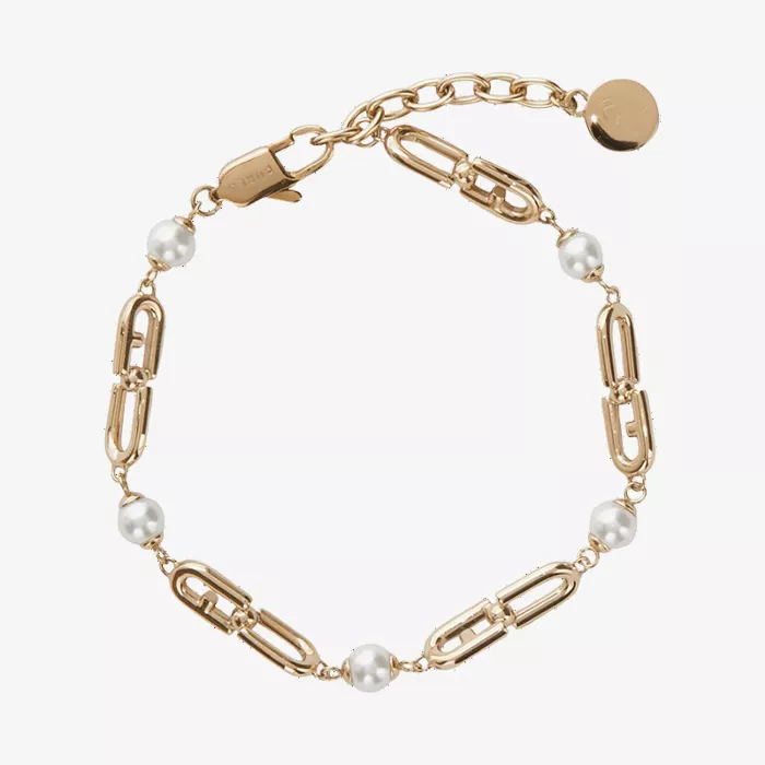 Furla سوار فورلا بسلسلة مزينة بشعار — عرض 1