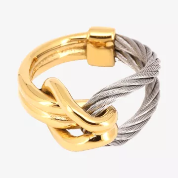 Charriol Celtic Knot Ring — view 1