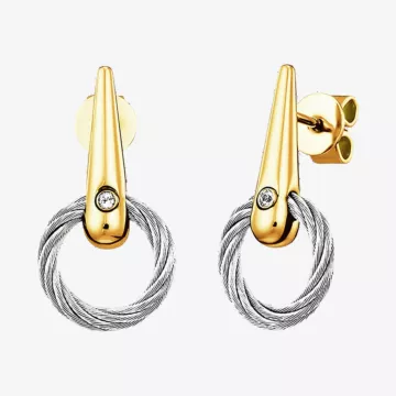 Charriol Infinity Zen Earrings — view 1