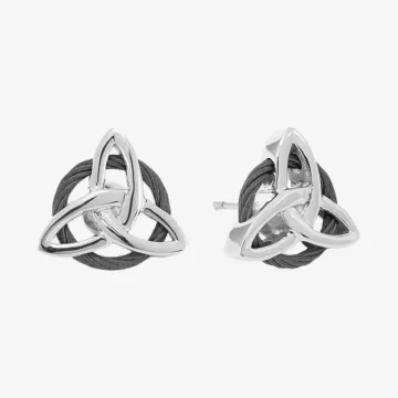 Charriol Triquetra Earrings — view 1