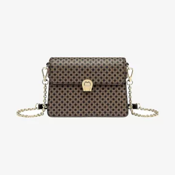 Aigner Genoveva Dadino Brown Evening Bag — view 1
