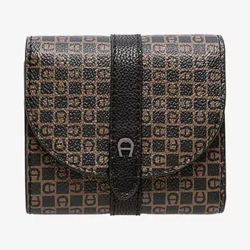 Aigner Adria Cognac Brown Purse — view 1