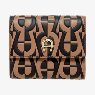 Aigner Pria Maple Brown Card Holder — view 1