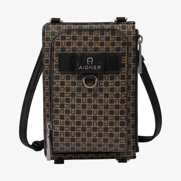 Aigner The Core Dadino Brown Pouch — view 1