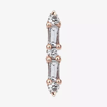 Kismet by Milka Baguette Earring — view 1