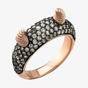 Kismet by Milka Monsters Ring — view 1