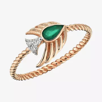 Kismet by Milka Open Sea Ring — view 1