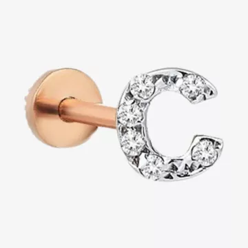 Kismet by Milka Monogram Piercing — view 1