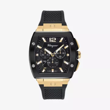 Ferragamo F-80 Tonneau Chrono Watch — view 1