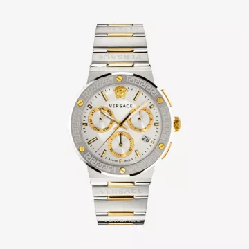Versace Greca Logo Chrono Watch