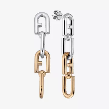 Furla Chained Logo Earrings — view 1